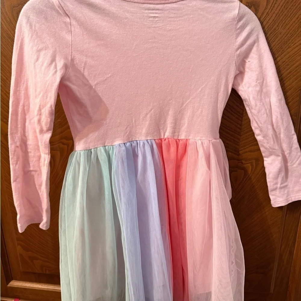 Birthday Girl Rainbow Tutu Dress